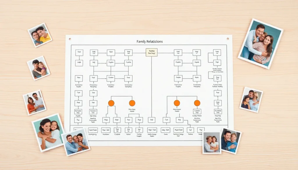 chart of family relationships